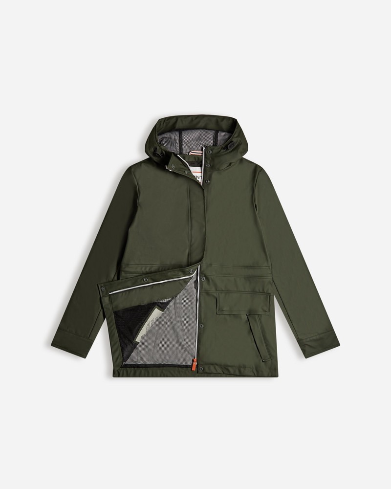Hunter Lightweight Waterproof Women Rain Jackets Olive | 708826671