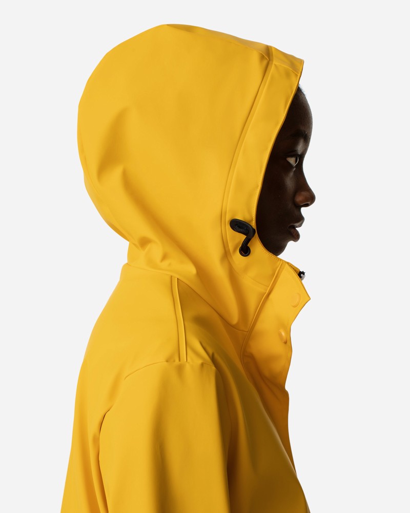 Hunter Lightweight Waterproof Women Rain Jackets Yellow | 58822569