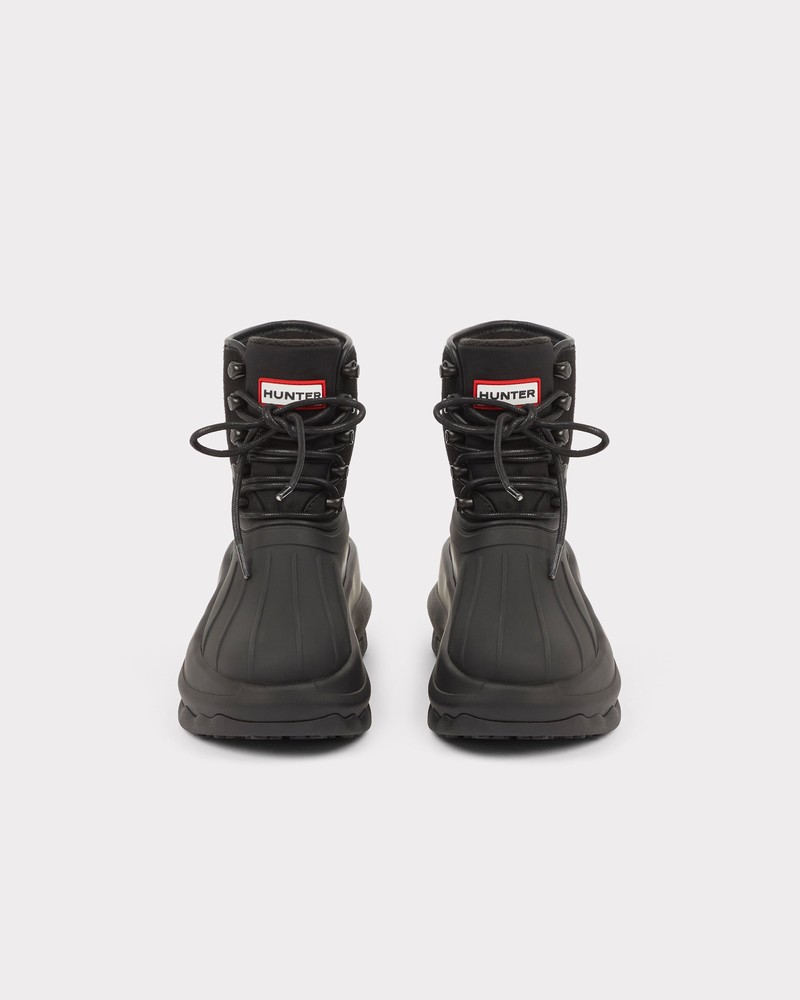 Hunter Mid Duck Men Boots Black | 29161519