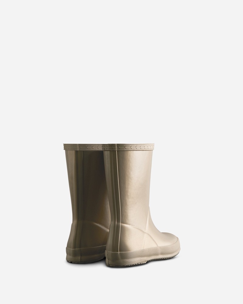 Hunter Nebula Kids' Wellington Boots Gold | 494559230