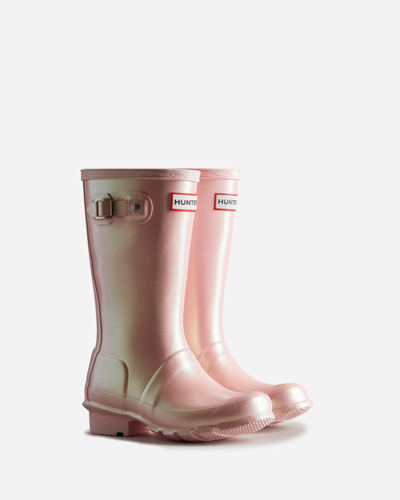 Hunter Nebula Kids' Wellington Boots Pink | 330916774