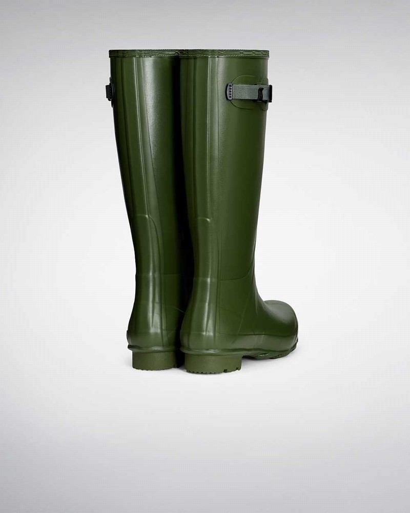Hunter Norris Field Men Wellington Boots Green | 842548237