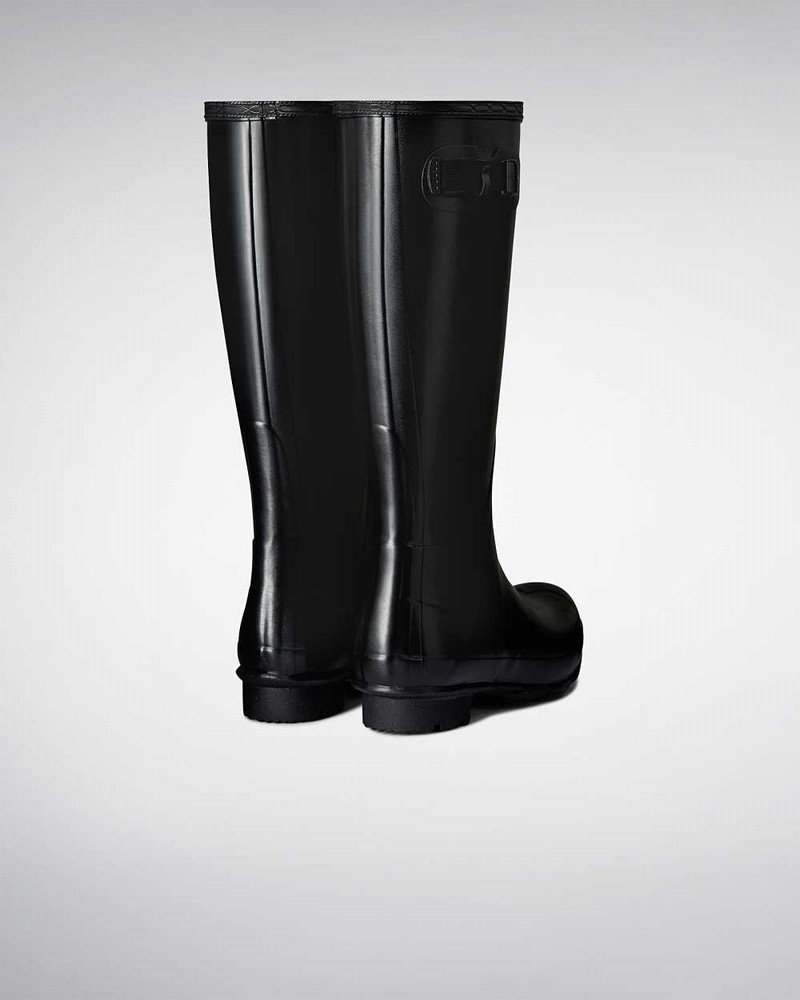 Hunter Norris Field Men Wellington Boots Black | 860670913