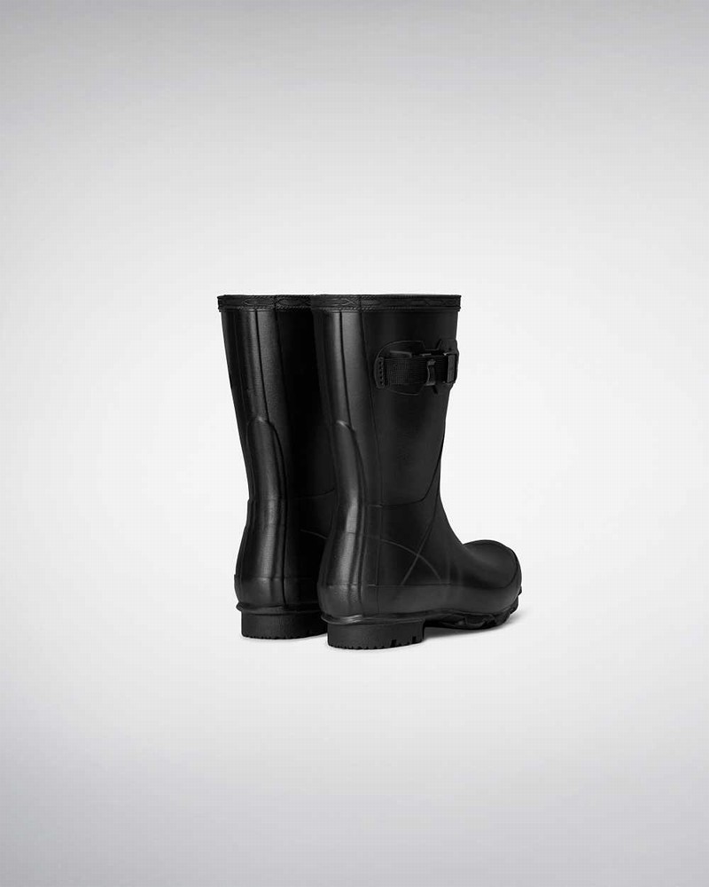 Hunter Norris Field Short Women Short Boots Black | 883220334