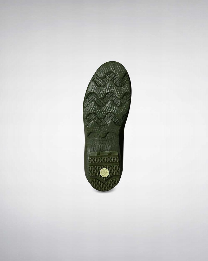 Hunter Norris Field Side Adjustable Women Rain Boots Green | 348903312