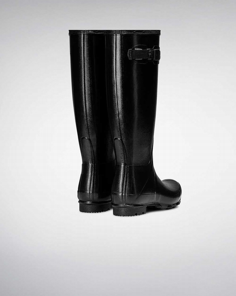 Hunter Norris Field Women Rain Boots Black | 671185715