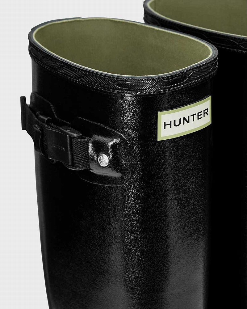 Hunter Norris Field Women Rain Boots Black | 671185715