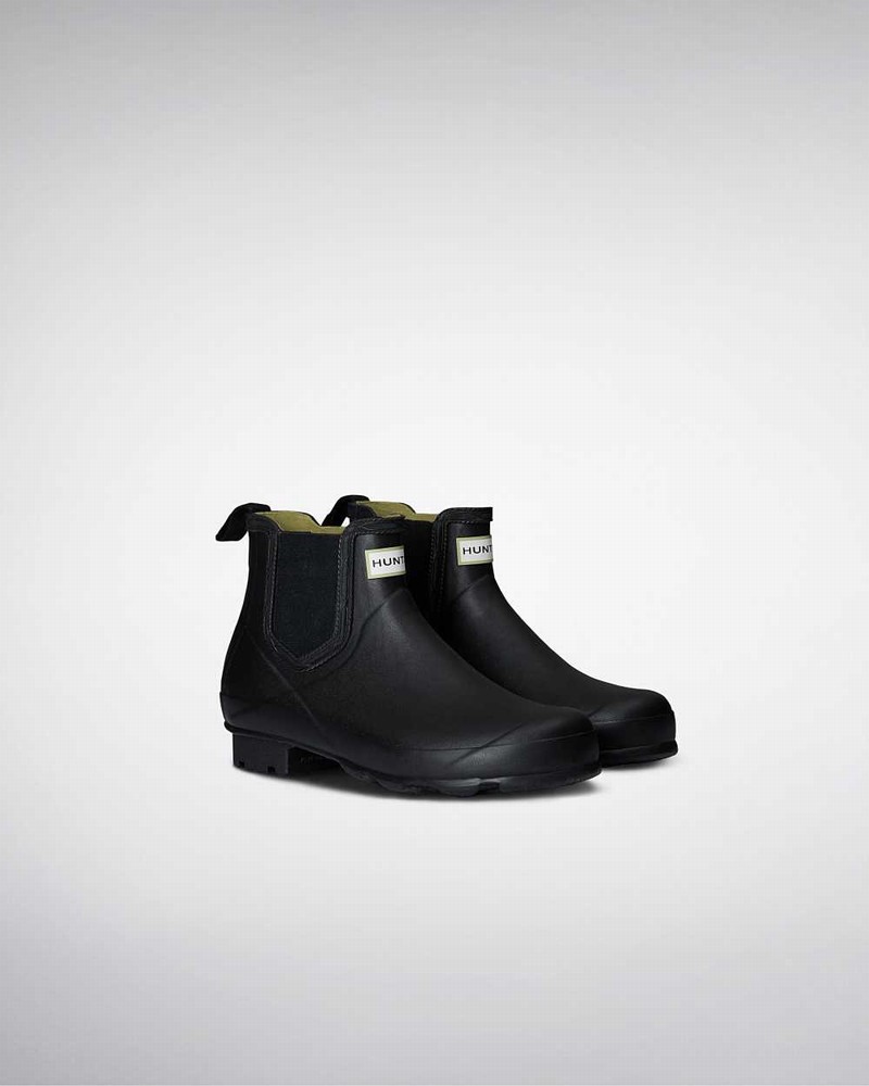 Hunter Norris Technical Women Chelsea Boots Black | 740833680