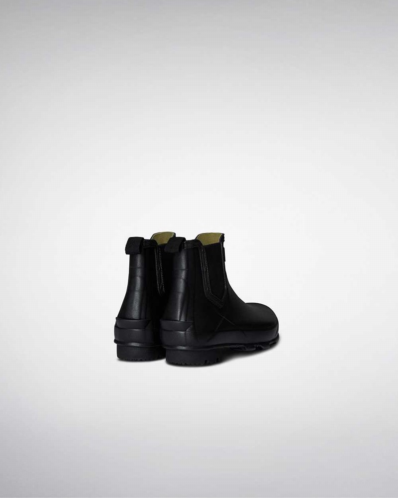 Hunter Norris Technical Women Chelsea Boots Black | 740833680