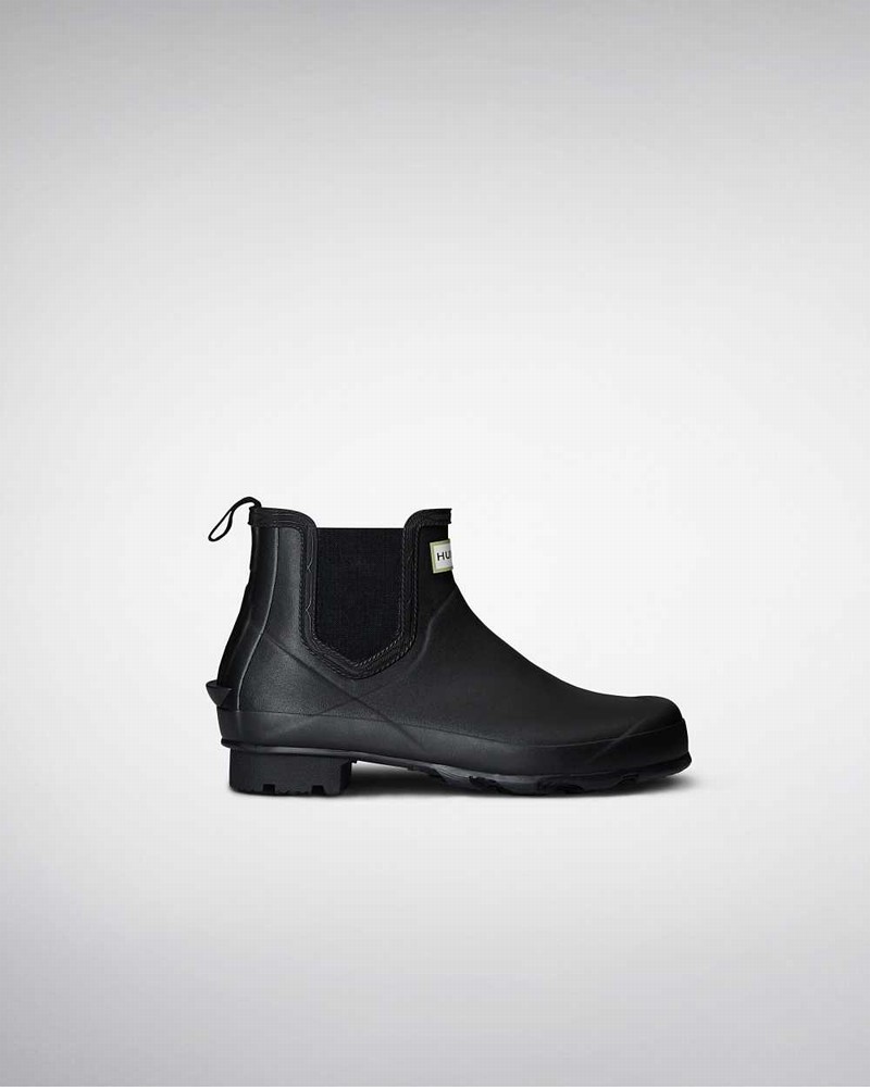 Hunter Norris Technical Women Chelsea Boots Black | 740833680