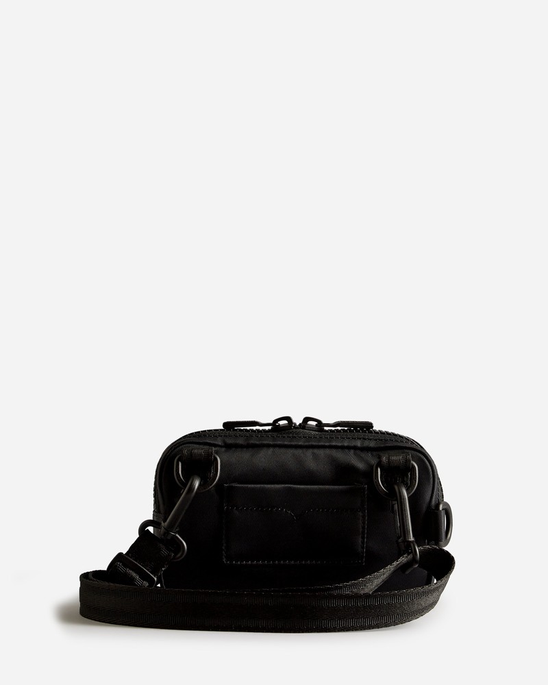 Hunter Nylon Keeper Men Phone Bag Black | 251186523