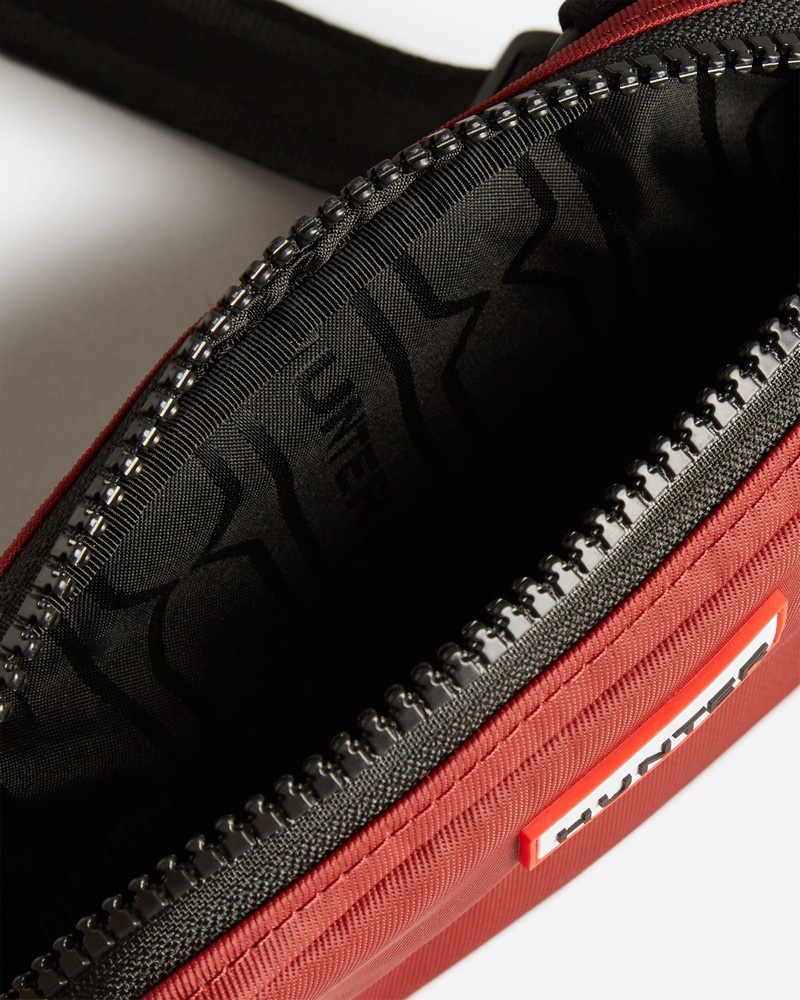 Hunter Nylon Keeper Men Phone Bag Red | 691002225