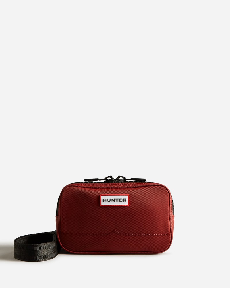 Hunter Nylon Keeper Men Phone Bag Red | 691002225