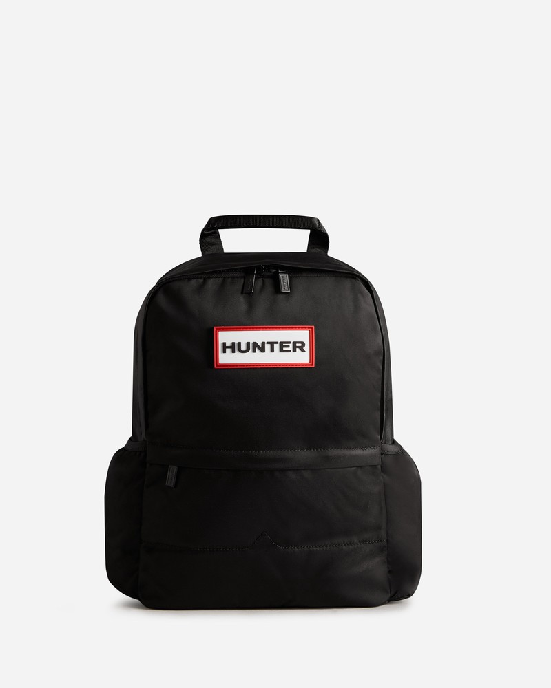 Hunter Nylon Men Backpacks Black | 190870192