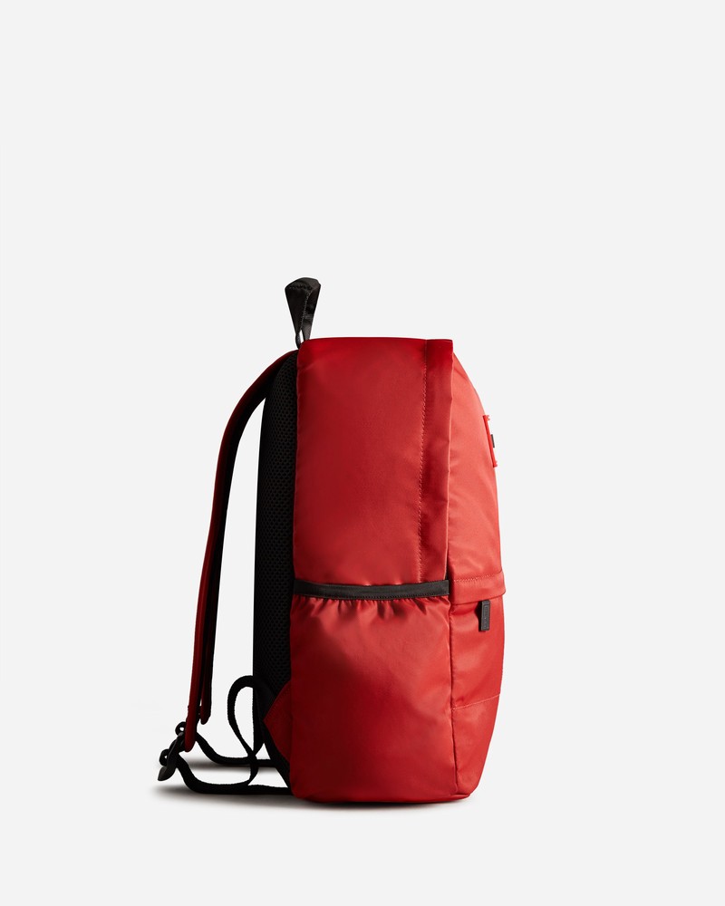 Hunter Nylon Men Backpacks Red | 876622696