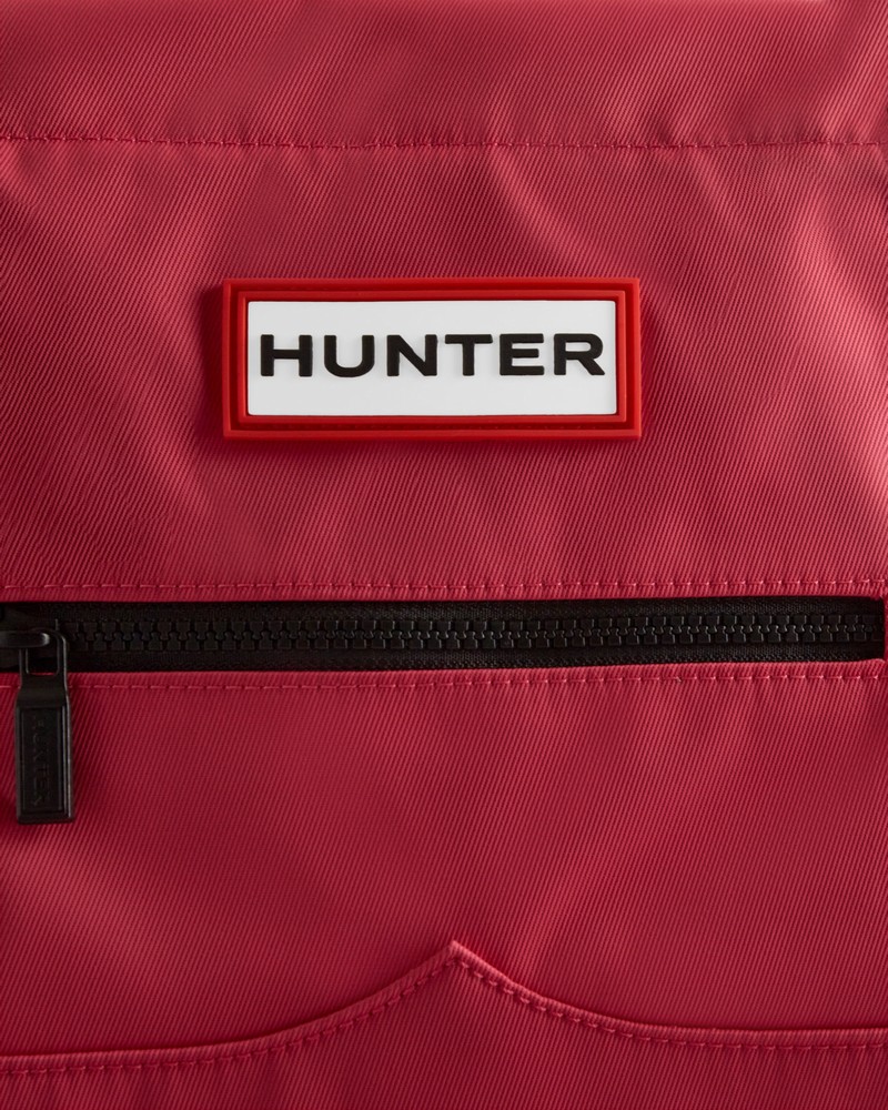 Hunter Nylon Midi Topclip Women Tote Bags Red | 694743969