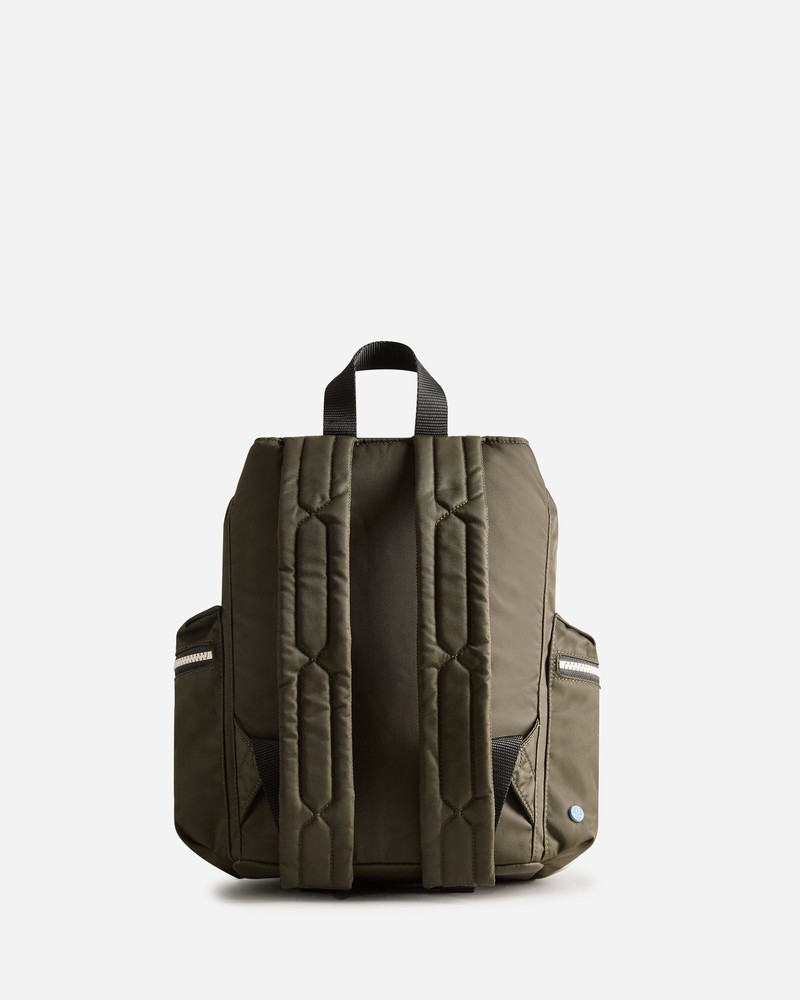 Hunter Nylon Mini Topclip Men Backpacks Olive | 700097915