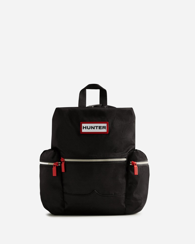 Hunter Nylon Mini Topclip Women Backpacks Black | 226572672