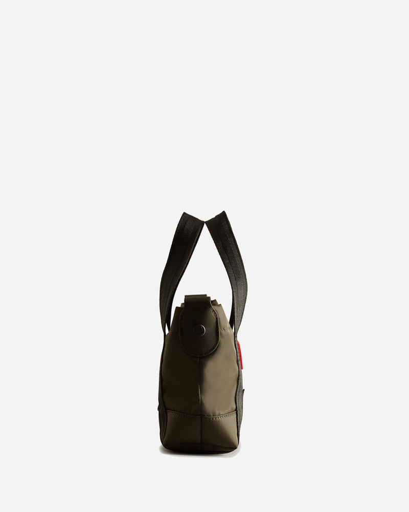 Hunter Nylon Mini Topclip Women Tote Bags Olive | 266061800