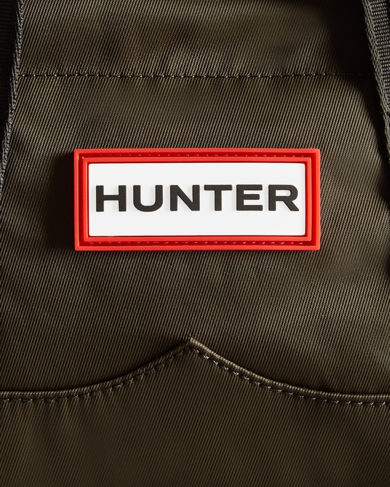 Hunter Nylon Mini Topclip Women Tote Bags Olive | 266061800