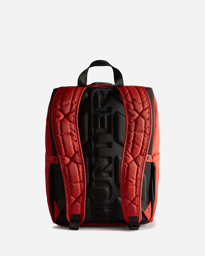 Hunter Nylon Pioneer Large Topclip Men Backpacks Red | 999796249