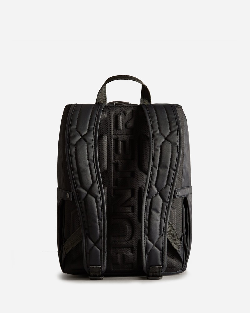 Hunter Nylon Pioneer Large Topclip Men Backpacks Black | 670774329