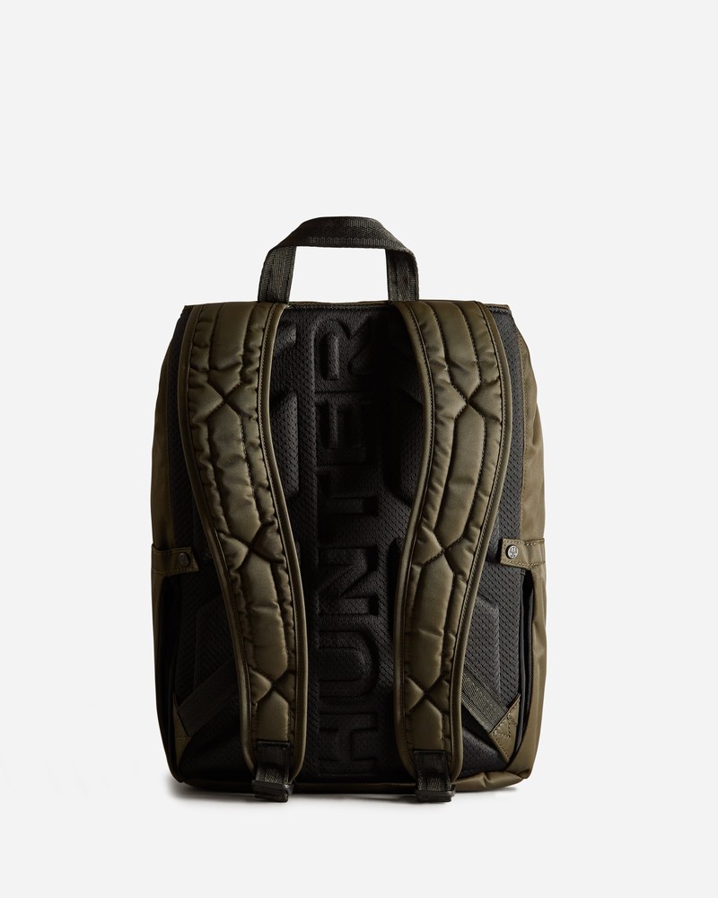 Hunter Nylon Pioneer Large Topclip Men Backpacks Olive | 491324630