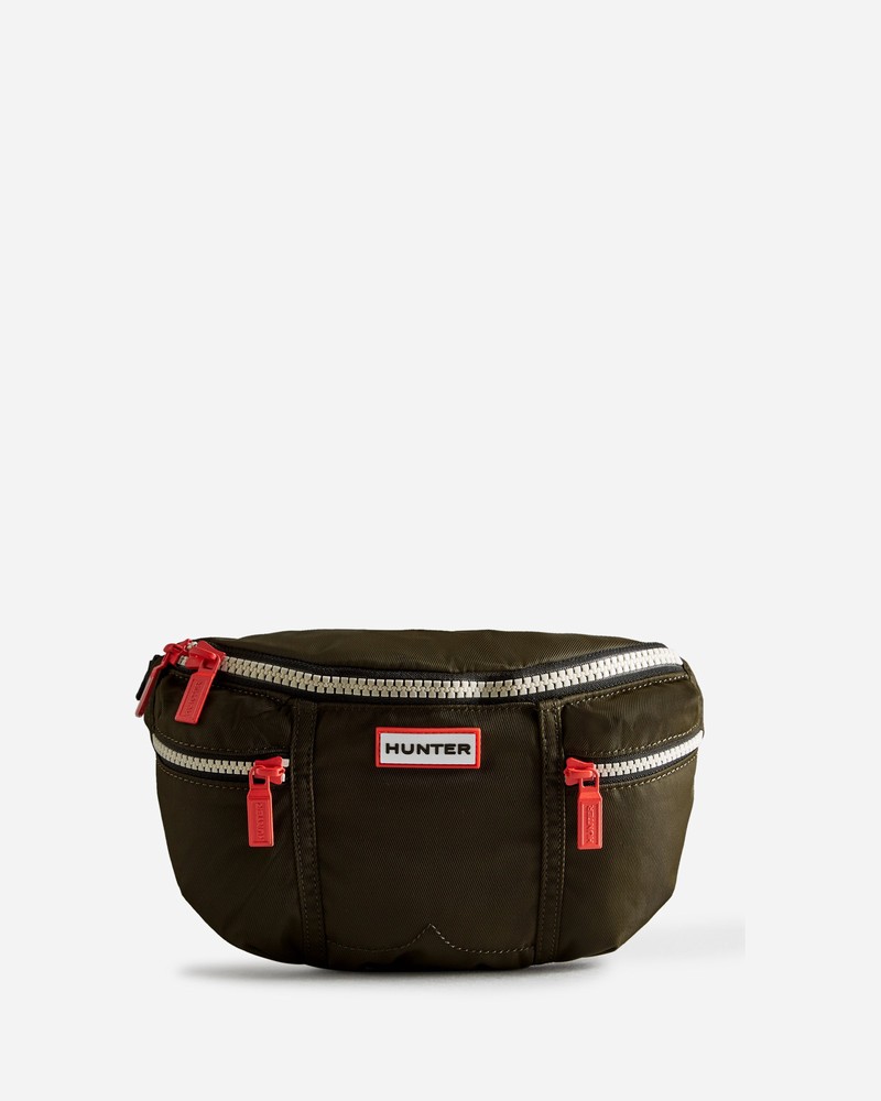 Hunter Nylon Women Bum Bag Olive | 908276505