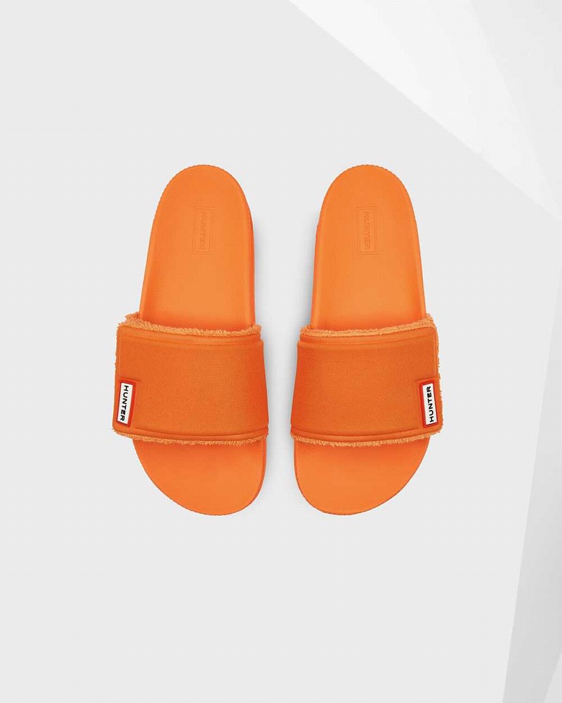 Hunter Original Adjustable Women Slides Orange | 414971012