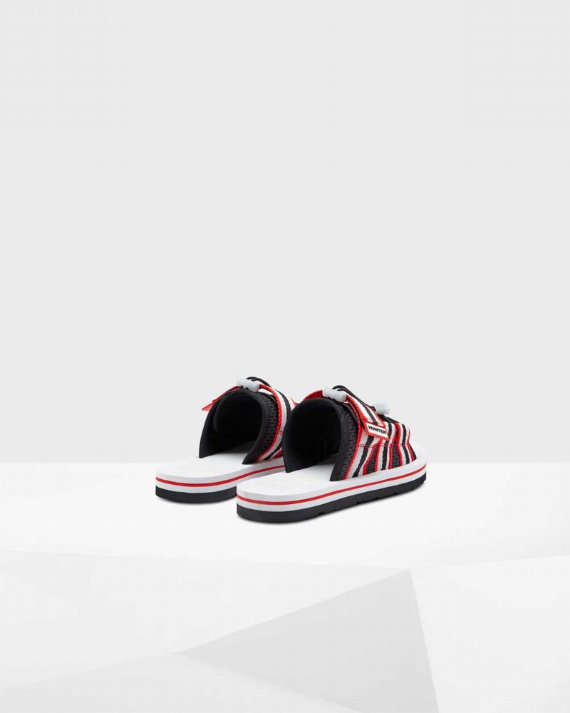 Hunter Original Beach Men Slides Black | 323392790