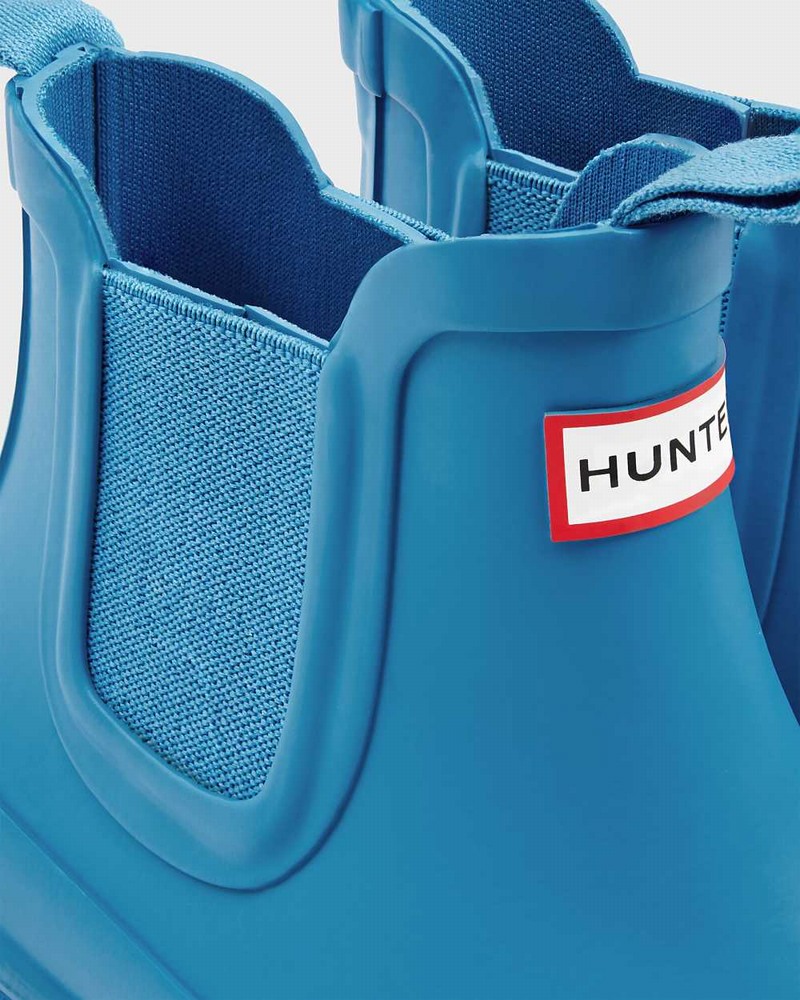 Hunter Original Big Kids' Chelsea Boots Blue | 144293630