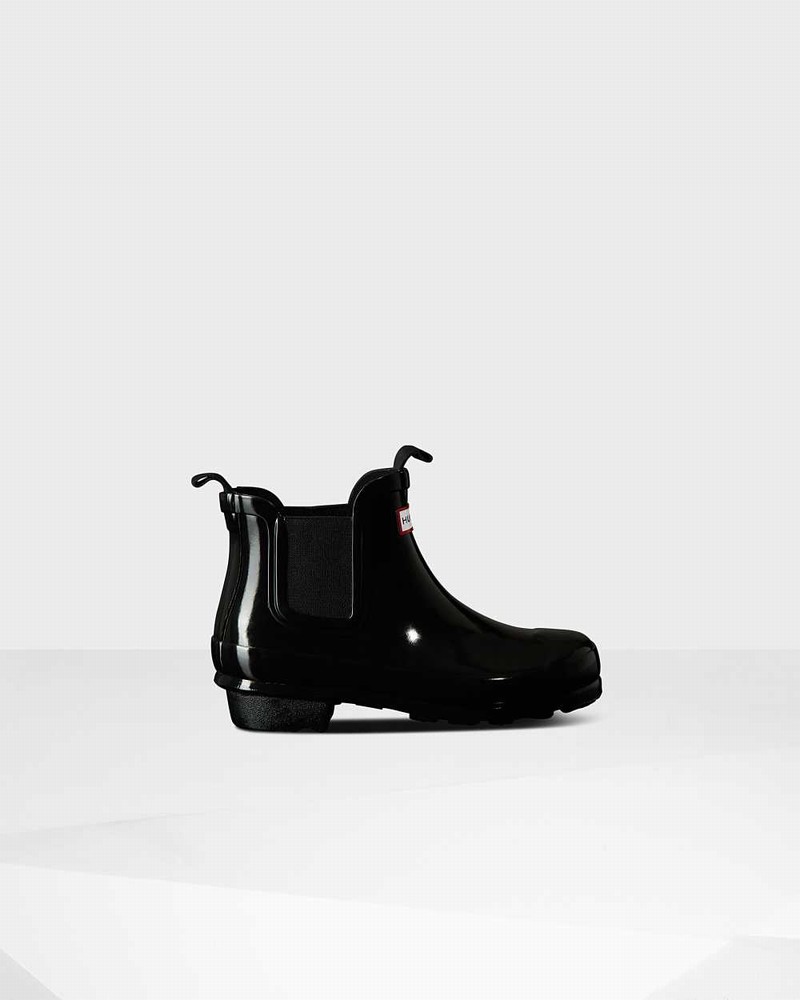 Hunter Original Big Kids\' Chelsea Boots Black | 410968745