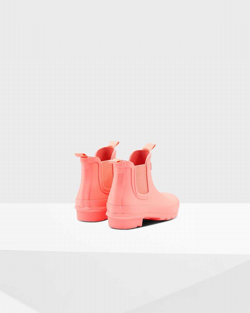 Hunter Original Big Kids' Chelsea Boots Pink | 794793064