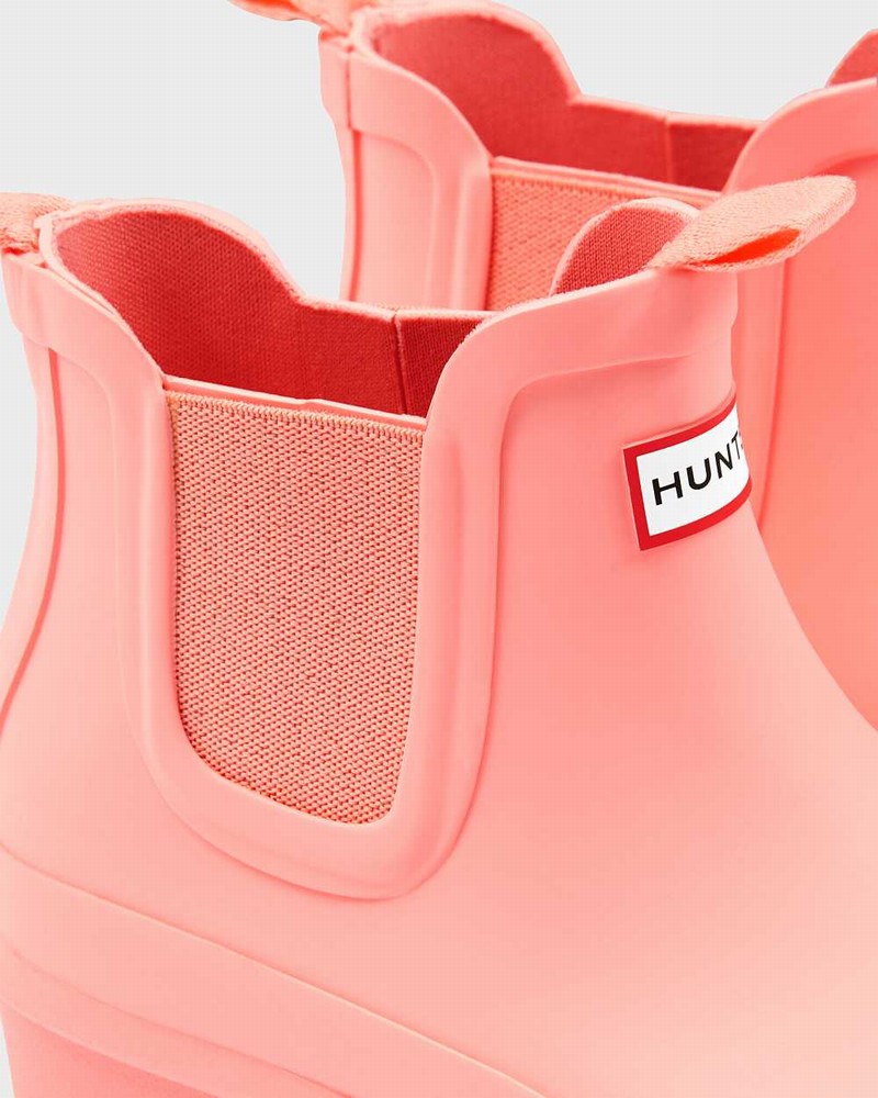 Hunter Original Big Kids' Chelsea Boots Pink | 794793064