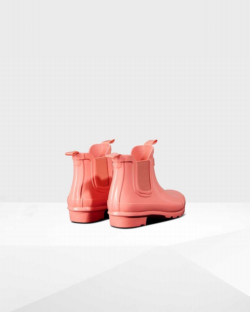 Hunter Original Big Kids' Chelsea Boots Pink | 776024559