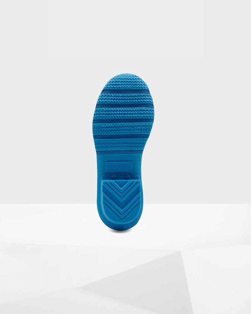 Hunter Original Big Kids' Rain Boots Blue | 481847039