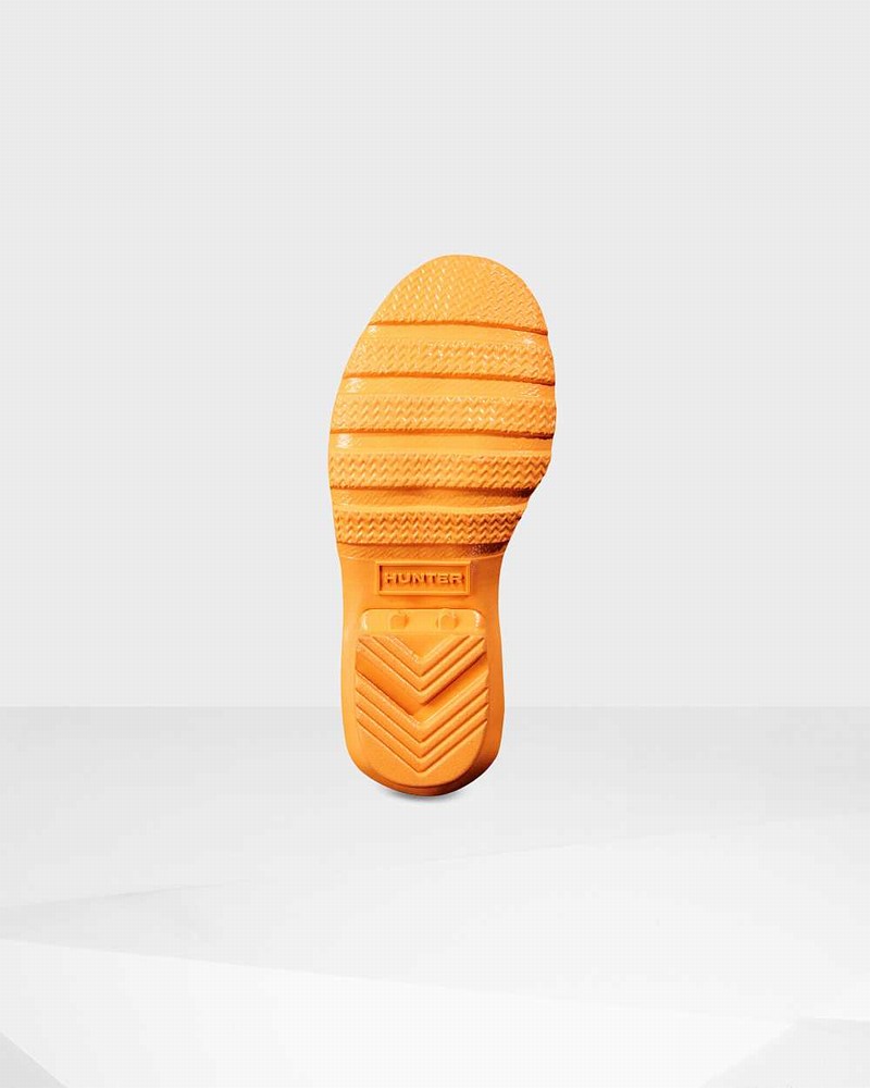 Hunter Original Big Kids' Rain Boots Orange | 793981112