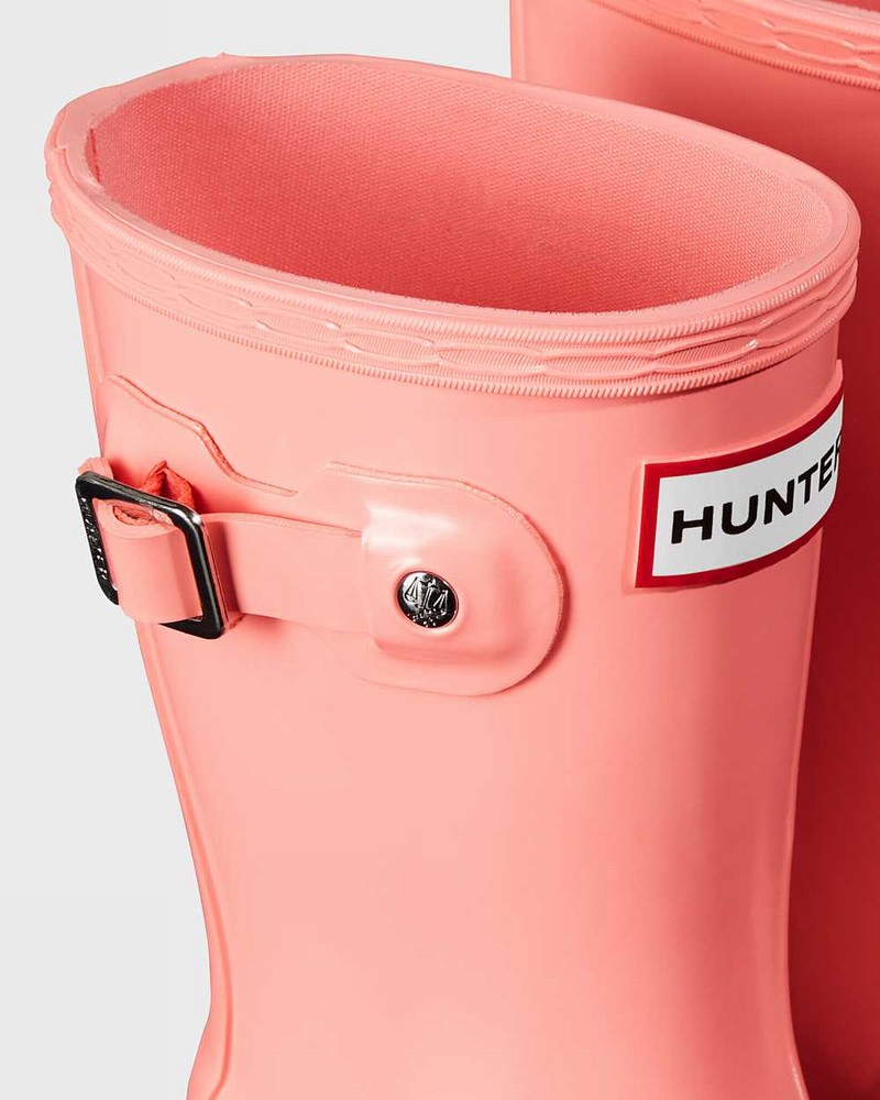 Hunter Original Big Kids' Rain Boots Pink | 501015557