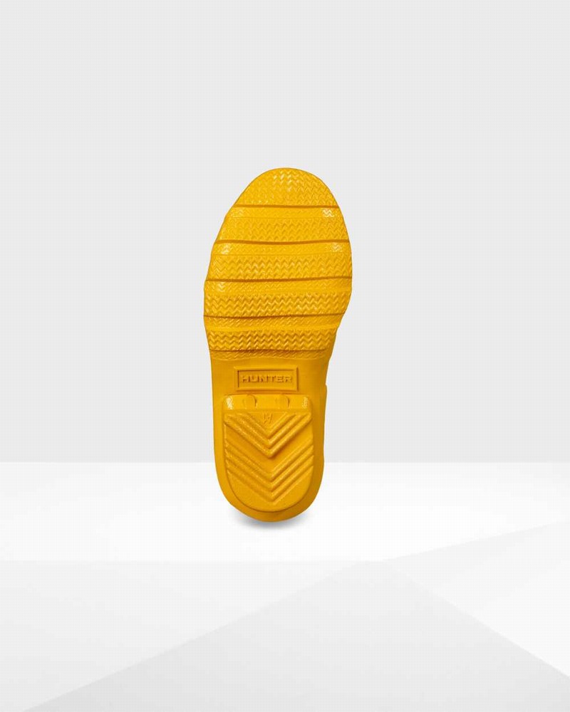 Hunter Original Big Kids' Rain Boots Yellow | 710891289