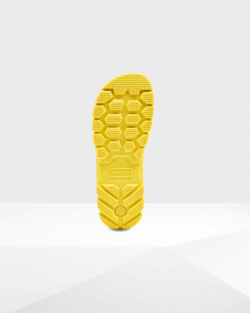 Hunter Original Big Outdoor Walking Kids' Sandals Yellow | 250325043