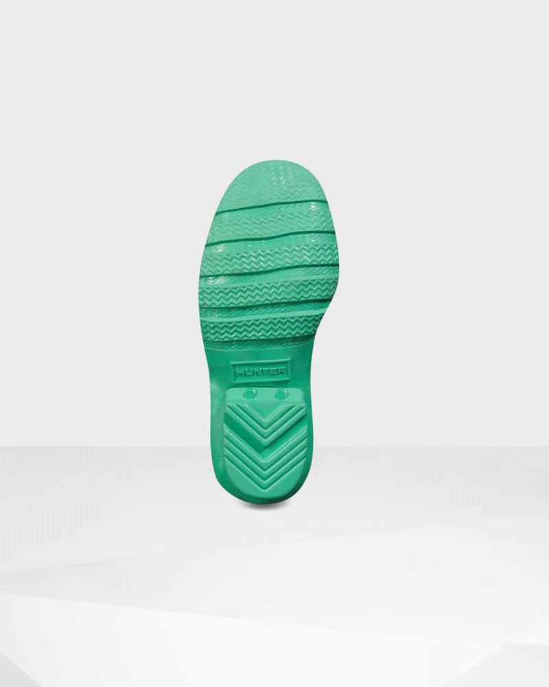 Hunter Original Big Starcloud Kids' Rain Boots Green | 466723935