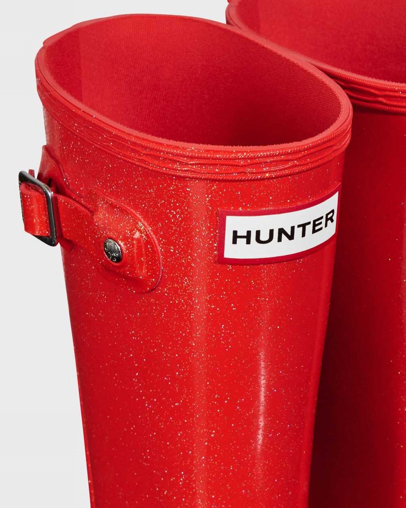 Hunter Original Big Starcloud Kids' Rain Boots Red | 121687541