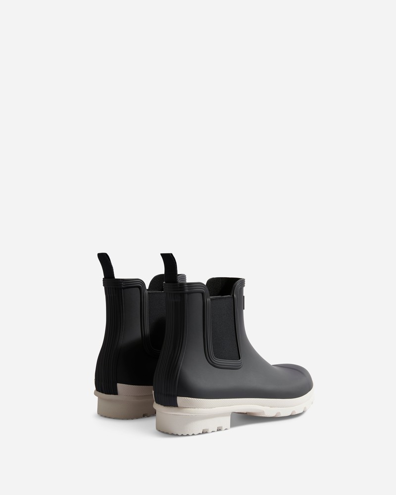 Hunter Original Chelsea Men Boots Black | 285488987