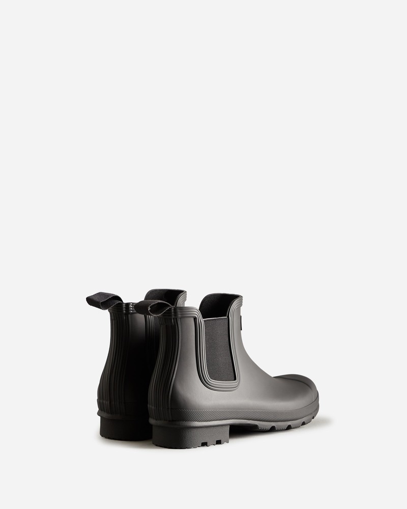 Hunter Original Chelsea Men Boots Black | 940189250