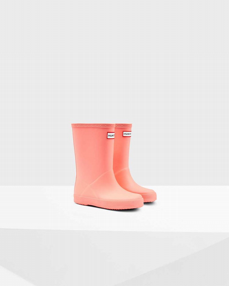 Hunter Original First Classic Kids' Rain Boots Pink | 289085527
