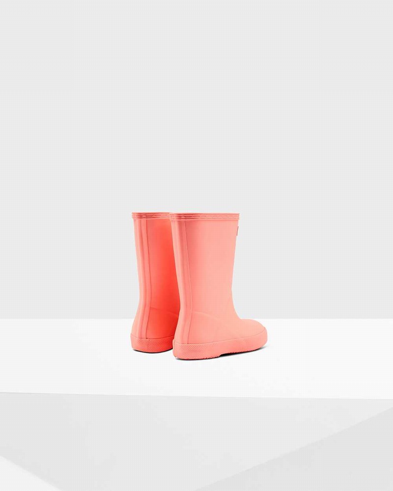 Hunter Original First Classic Kids' Rain Boots Pink | 289085527