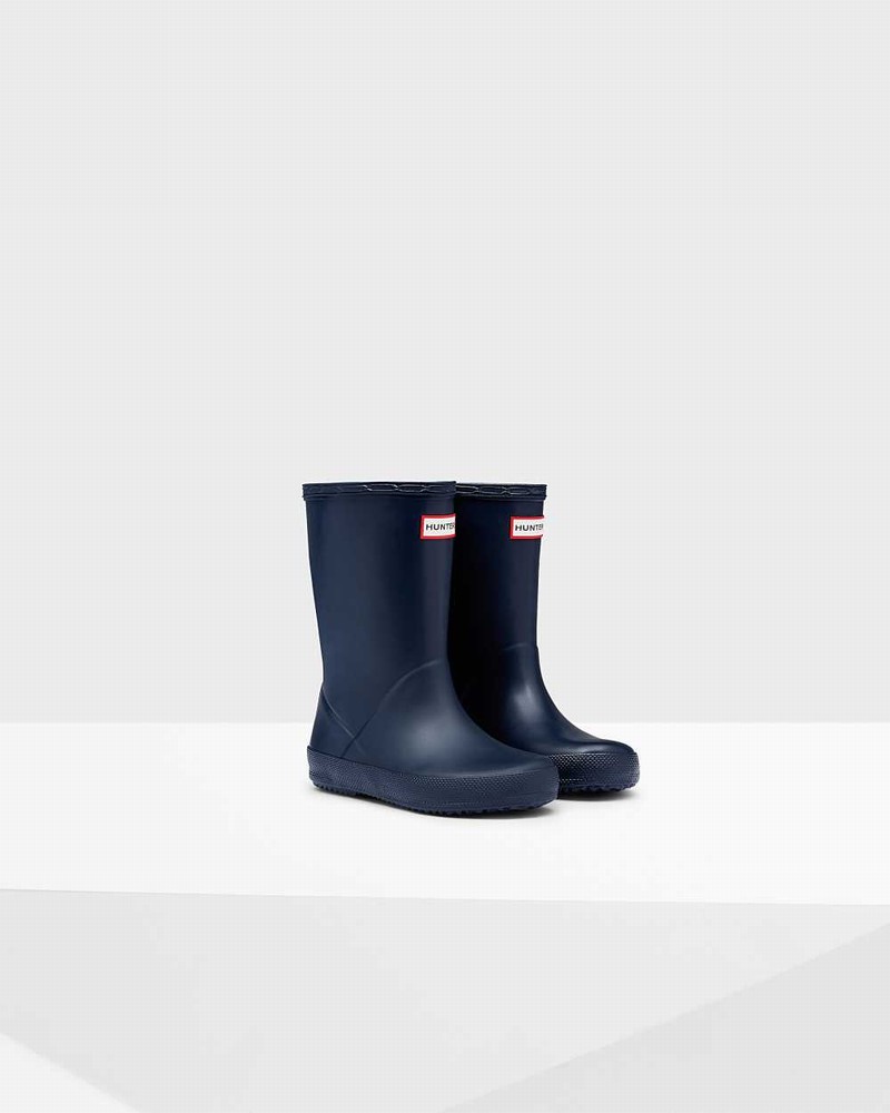 Hunter Original First Classic Kids' Rain Boots Navy | 14841187