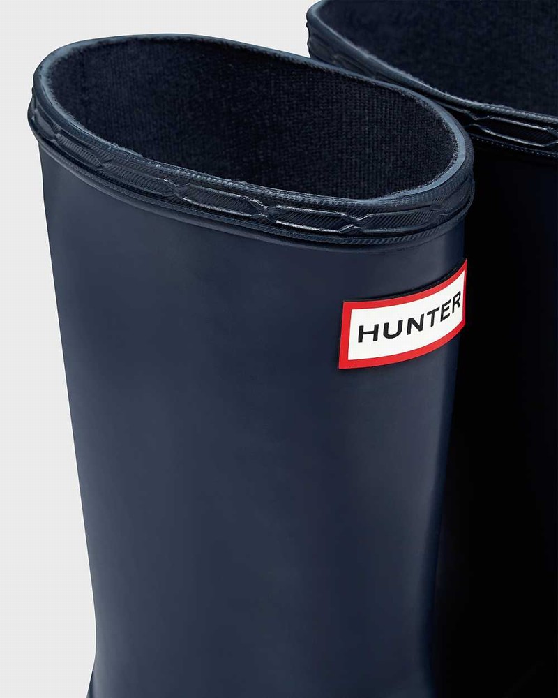Hunter Original First Classic Kids' Rain Boots Navy | 14841187