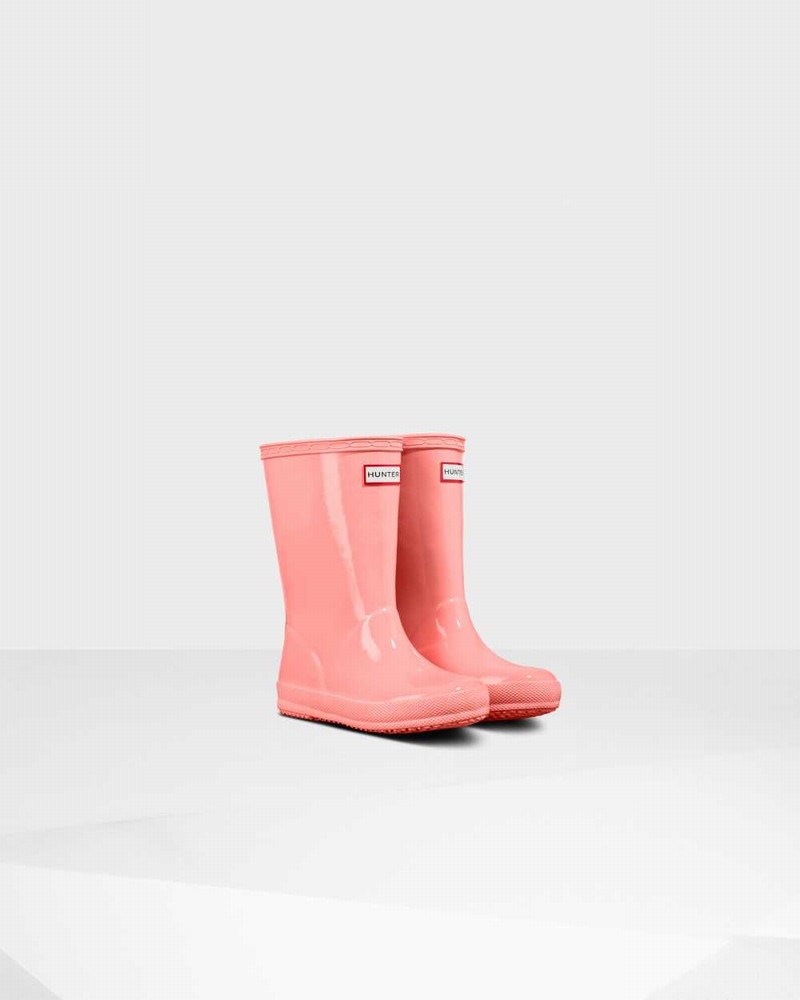 Hunter Original First Classic Kids' Rain Boots Pink | 165327632