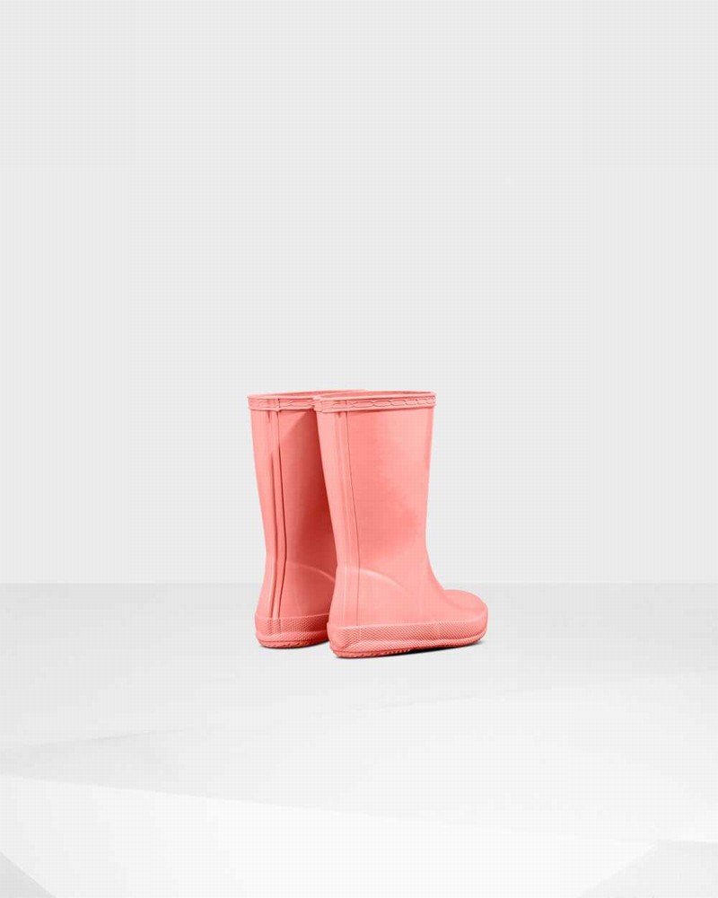 Hunter Original First Classic Kids' Rain Boots Pink | 165327632